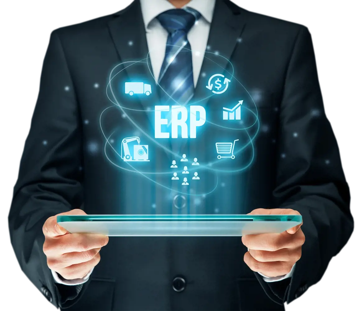 Discover complex <br><span class="has-text-primary">ERP and mobile applications</span> <br>in the cloud